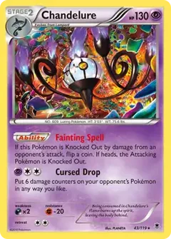 Chandelure Holo 43