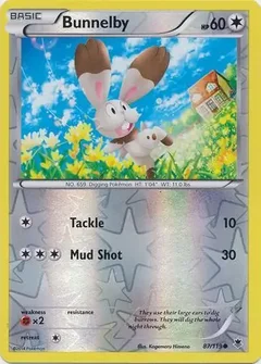 Bunnelby Reverse Holo 87