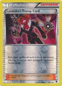 Lysandre's Trump Card Reverse Holo 99
