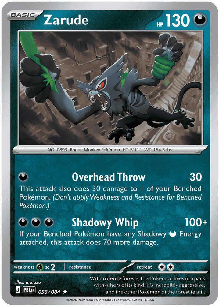 zarude v pokemon card value 016/172 Brilliant Stars - Ultra Rare heal all damage from that Pokemon. 2020 Pokemon Swsh FA/Zarude V