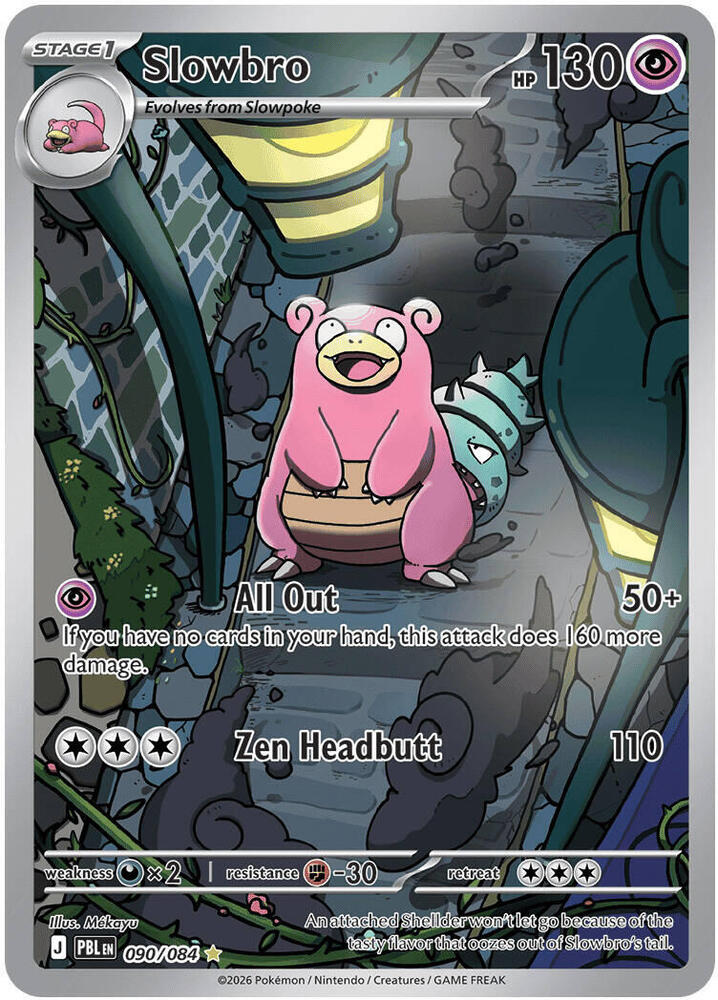 Slowbro kaart uit Pokémon Pitch Black