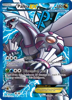 PokeDATA - Check current Pokemon card values for Full Art Palkia EX 100!