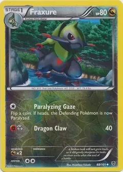 Fraxure Reverse Holo 68