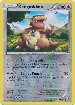 Kangaskhan Reverse Holo 71