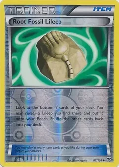 Root Fossil Lileep Reverse Holo 87