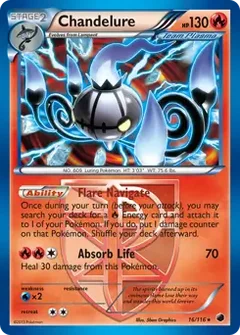 Chandelure Holo 16