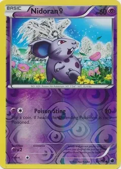 Nidoran F Reverse Holo 40
