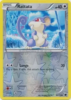 Rattata Reverse Holo 87