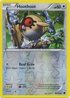 Hoothoot Reverse Holo 91