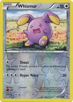 Whismur Reverse Holo 105