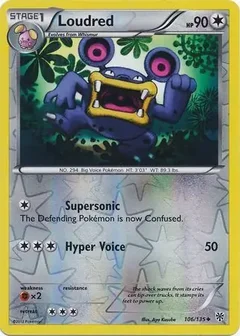 Loudred Reverse Holo 106