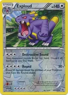 Exploud Reverse Holo 107