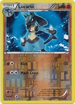 Lucario Reverse Holo 77
