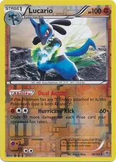 Lucario Reverse Holo 78