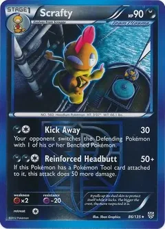 Scrafty Reverse Holo 86