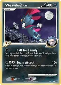 Weavile G Holo 17