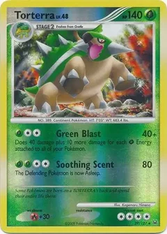 Torterra Reverse Holo 39