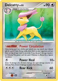 Delcatty Holo, Platinum #4 Pokémon card