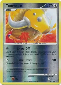 Tauros Reverse Holo 98
