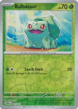 Bulbasaur Reverse Holo