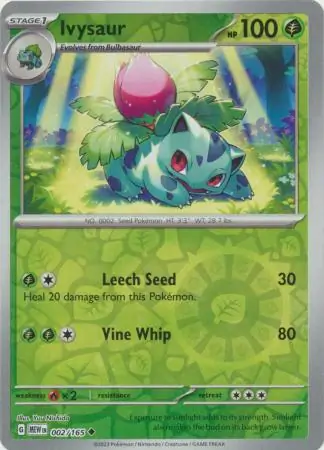 Ivysaur Reverse Holo