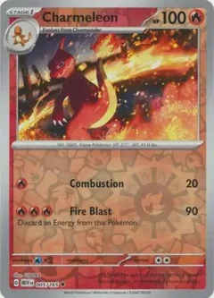 Charmeleon Reverse Holo 005