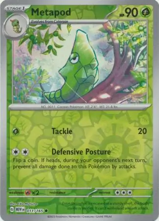 Metapod Reverse Holo