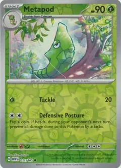 Metapod Reverse Holo 011