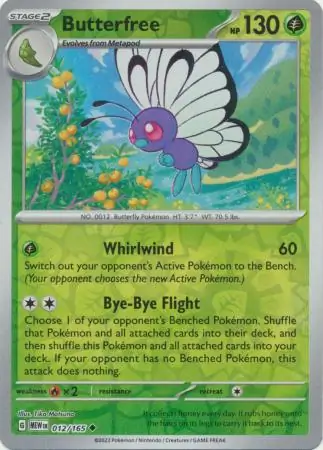 Butterfree Reverse Holo