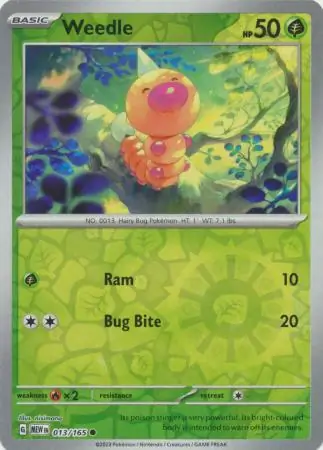 Weedle Reverse Holo