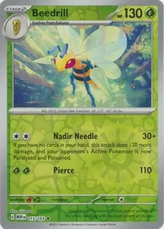 Beedrill Reverse Holo 015