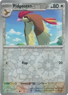 Pidgeotto Reverse Holo 017