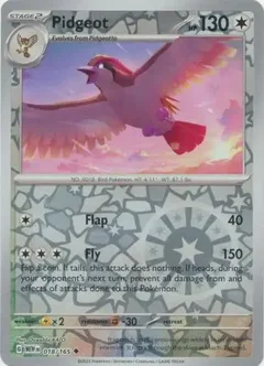 Pidgeot Reverse Holo 018