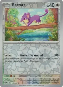 Rattata Reverse Holo 019