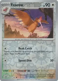 Fearow Reverse Holo 022