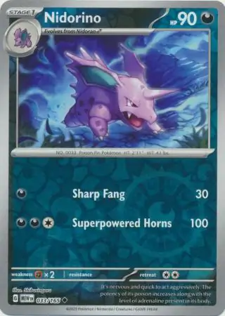 Nidorino Reverse Holo