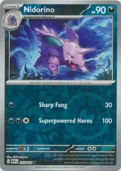 Nidorino Reverse Holo 033