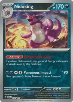 Nidoking Reverse Holo 034