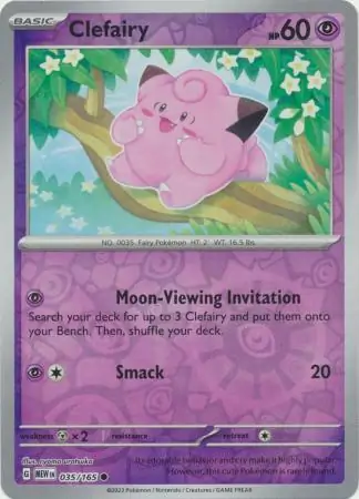 Clefairy Reverse Holo