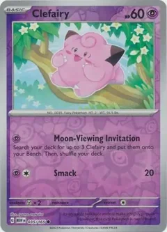 Clefairy Reverse Holo 035