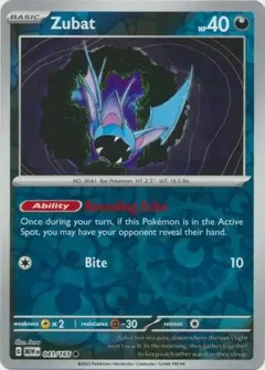 Zubat Reverse Holo 041