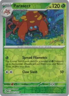 Parasect Reverse Holo 047