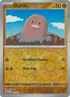 Diglett Reverse Holo 050