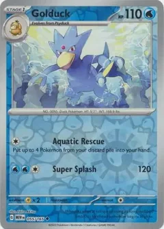 Golduck Reverse Holo 055