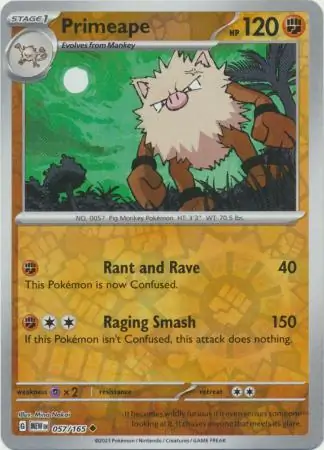 Primeape Reverse Holo