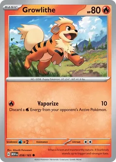 Growlithe 058