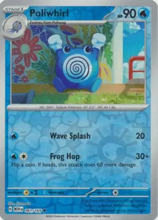 Poliwhirl Reverse Holo