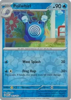Poliwhirl Reverse Holo 061
