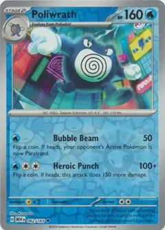 Poliwrath Reverse Holo 062