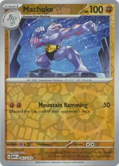 Machoke Reverse Holo 067